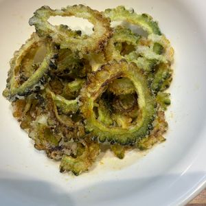 くだもの大好き🧡の作ってみた!投稿(【簡単おつまみ】パリパリゴーヤチップスカレー味)