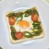 キャピタンの作ってみた!投稿(肉なしだけど旨い♪さっぱりトマトすき焼味トースト)