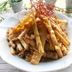 調味料１つ！淡竹のオイスターきんぴらメンマ風
