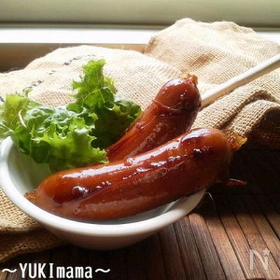 お弁当に〜ウインナーのてりやき〜
