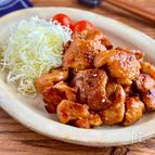 フライパンで簡単！一口サイズのやみつき甘辛チキン