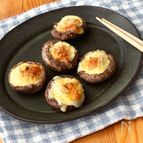 しいたけのチーズパン粉焼き