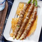 豚巻きアスパラのカリカリチーズ焼き【#簡単 #節約】