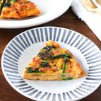 イタリア風オムレツ『菜の花と鶏ひき肉のフリッタータ』