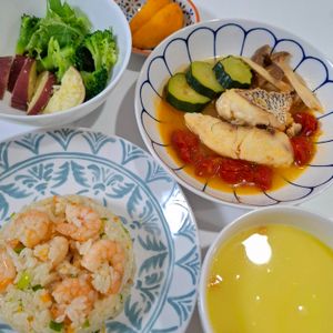 えびちゃんの作ってみた!投稿(材料入れて炊くだけ【喫茶店のあの味♪えびピラフ】)