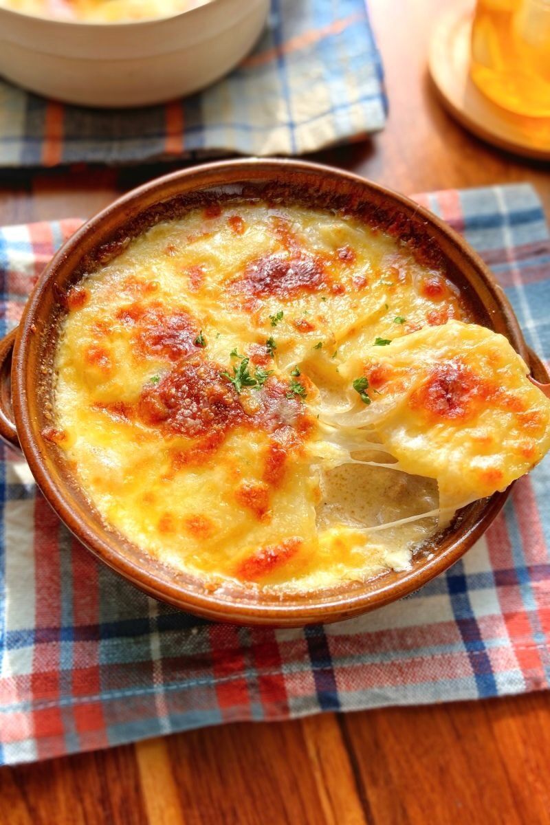 チキンとポテトのクリーミーグラタン