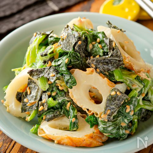 【ほうれん草とちくわの海苔マヨ和え】レンジ2分ですぐビール