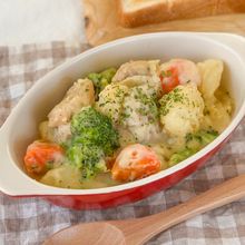 ルウ不使用⚪︎濃厚なのに重たくない✨【米粉豆乳シチュー】