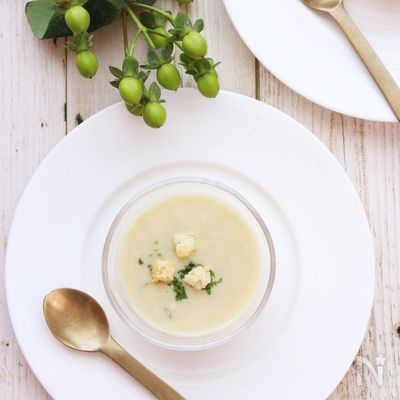 食欲がない時にもおすすめ!さつまいもと豆乳の冷製スープ