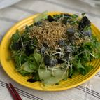 あげじゃこと海苔のパリパリサラダ