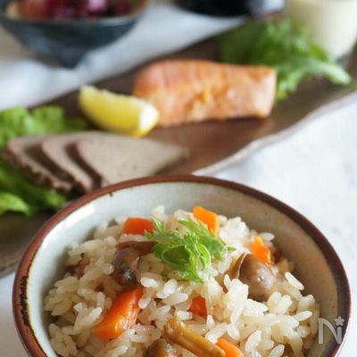 佃煮で、簡単あさりの炊き込みご飯