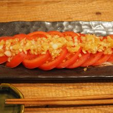 ドレッシング要らず!簡単トマトの中華だれ