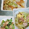 ゆみの作ってみた!投稿(魚肉ソーセージ、卵、キャベツの炒め物)