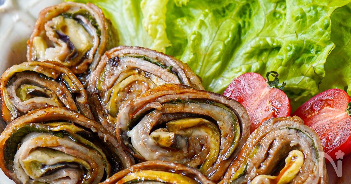 【生焼け回避！絶品♡︎豚バラの茄子チーズロール】簡単/時短