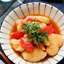 むね肉とトマトのしそ南蛮漬け【#作り置き#揚げない】