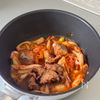 魚介の旨みあふれる鯖缶キムチスープの工程3