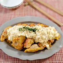 【ひとくちチキン南蛮】火の通りが早くて食べやすいサイズです。