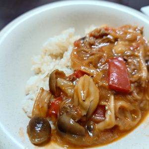 しゅうまいの作ってみた!投稿(【ハヤシライス】ルウ不要！フレッシュトマト♡無水でコク旨)