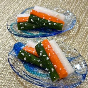 楽ラク手抜キッチン🐶🐾の作ってみた!投稿(3色野菜の甘酒ピクルス)