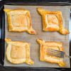 レンジで簡単!とろけるカスタードのさくさくブルーベリーパイの工程4