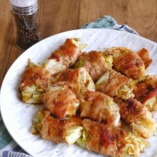 豚バラ巻ききゃべつのレモンソテー
