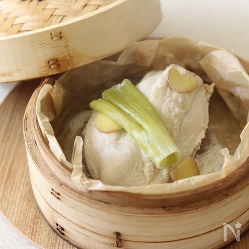 塩麹蒸し鶏