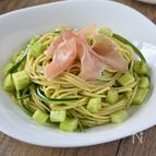 きゅうり1本まるごと！バジルソースパスタ