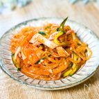 箸が止まらなくなる…！【冷麺風キムチ春雨サラダ】