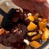 驚くほど簡単【生チョコサラミ】の工程2