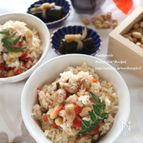 節分豆リメイク*炒り豆炊き込みご飯