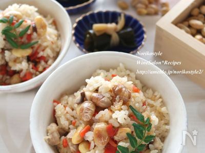 節分豆リメイク 炒り豆炊き込みご飯 By 築山紀子 レシピサイト Nadia ナディア プロの料理家のおいしいレシピ