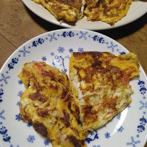 ももの作ってみた!投稿(あんなし！かに玉【#作り置き #お弁当 #おつまみ】)