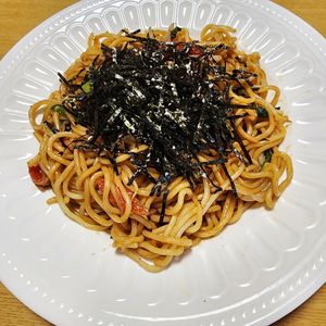 ナムディの作ってみた!投稿(海苔とバターの焼きそば)