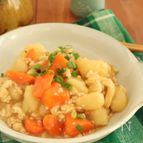 だしが無くても美味しい！じゃが芋とひき肉のさっと煮