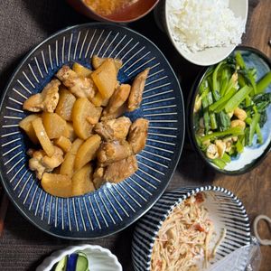 まのしの作ってみた!投稿(味がしみしみ♪『鶏大根の甘辛照り煮』【作り置き＊お弁当】)
