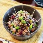 【ひじきとお豆の胡麻マヨサラダ】ホクッとお豆にごま風味♬︎