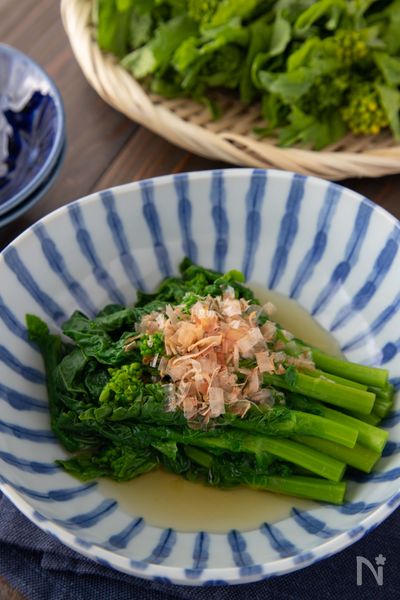 本当に美味しい菜の花のおひたし ゆで方 何度も作りたい定番レシピvol 1 レシピサイト Nadia ナディア プロの料理家のおいしい レシピ