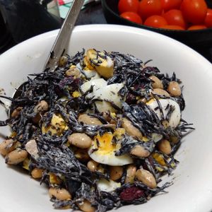 532958の作ってみた!投稿(【ひじきとお豆の和風たまごサラダ】調味料これだけで超激旨！)
