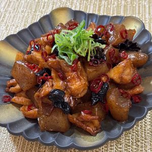 楽ラク手抜キッチン🐶🐾の作ってみた!投稿(【爆速・コスパ最強！】ちぎりこんにゃくの旨辛オイスター煮)