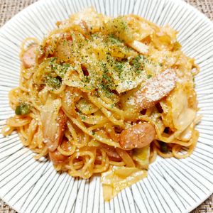 よっこの作ってみた!投稿(焼きそばナポリタン風)