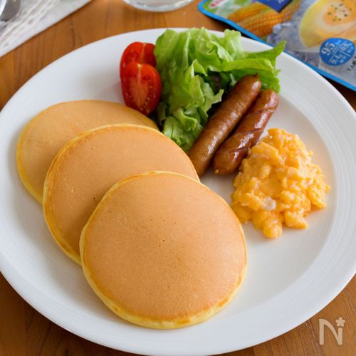 コーンスープのお食事パンケーキ 朝食やブランチに レシピサイトnadia コーンスープのお食事パンケーキ 朝食やブランチに レシピサイトnadia