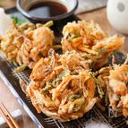 【鶏むね肉と野菜のかき揚げ】感動のサクサク食感！