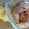 レンジで9分！ふわふわ【ミートボール風ハンバーグ】洗い物少しの工程1