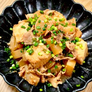 michuの作ってみた!投稿(ごま油がポイント《こってり♡豚バラ厚揚げ大根》)