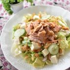 豆腐とツナの胡麻味噌サラダ