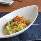 【さば缶】レンジで簡単！白菜とさば缶のピリ辛七味ごま和え