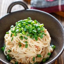 ネギおかかdeねこまんま風そうめん【#簡単 #節約】
