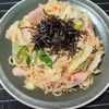 M*Pの作ってみた!投稿(5分で完成パパッと絶品!お出汁香る明太マヨ焼きそば)