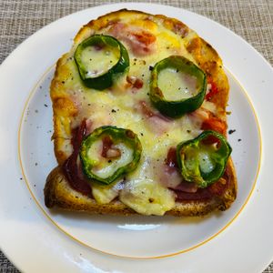 puricoの作ってみた!投稿(喫茶店のピザトースト)
