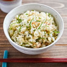 風味豊か♪大葉とかつおぶしの混ぜごはん